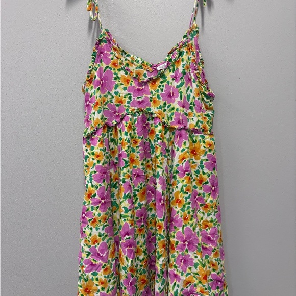 Patrons of Peace Floral Mini Malibu Dress - Spring Dress - Picture 7 of 7